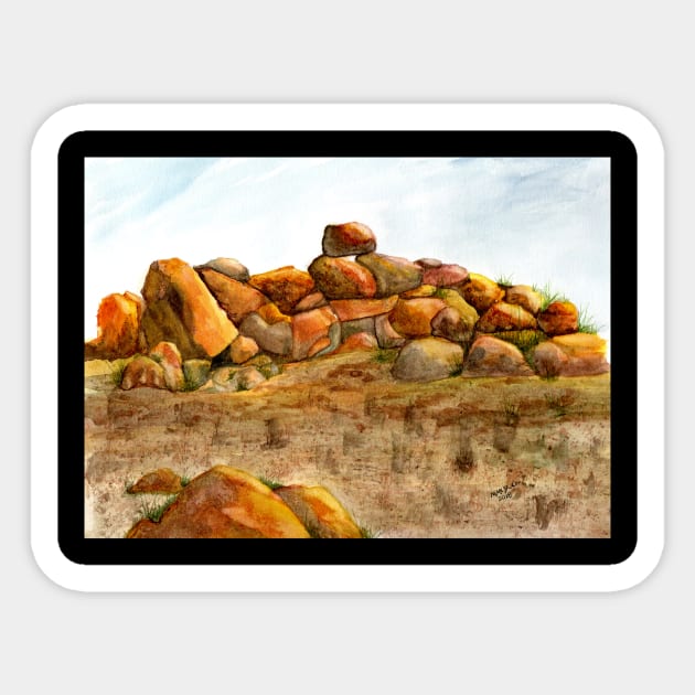 Stones, Rocks, Pebbles, Boulders Sticker by MMcBuck